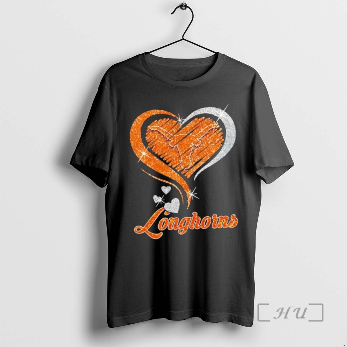 Officials Texas Longhorns Football In Glitter Heart Fans