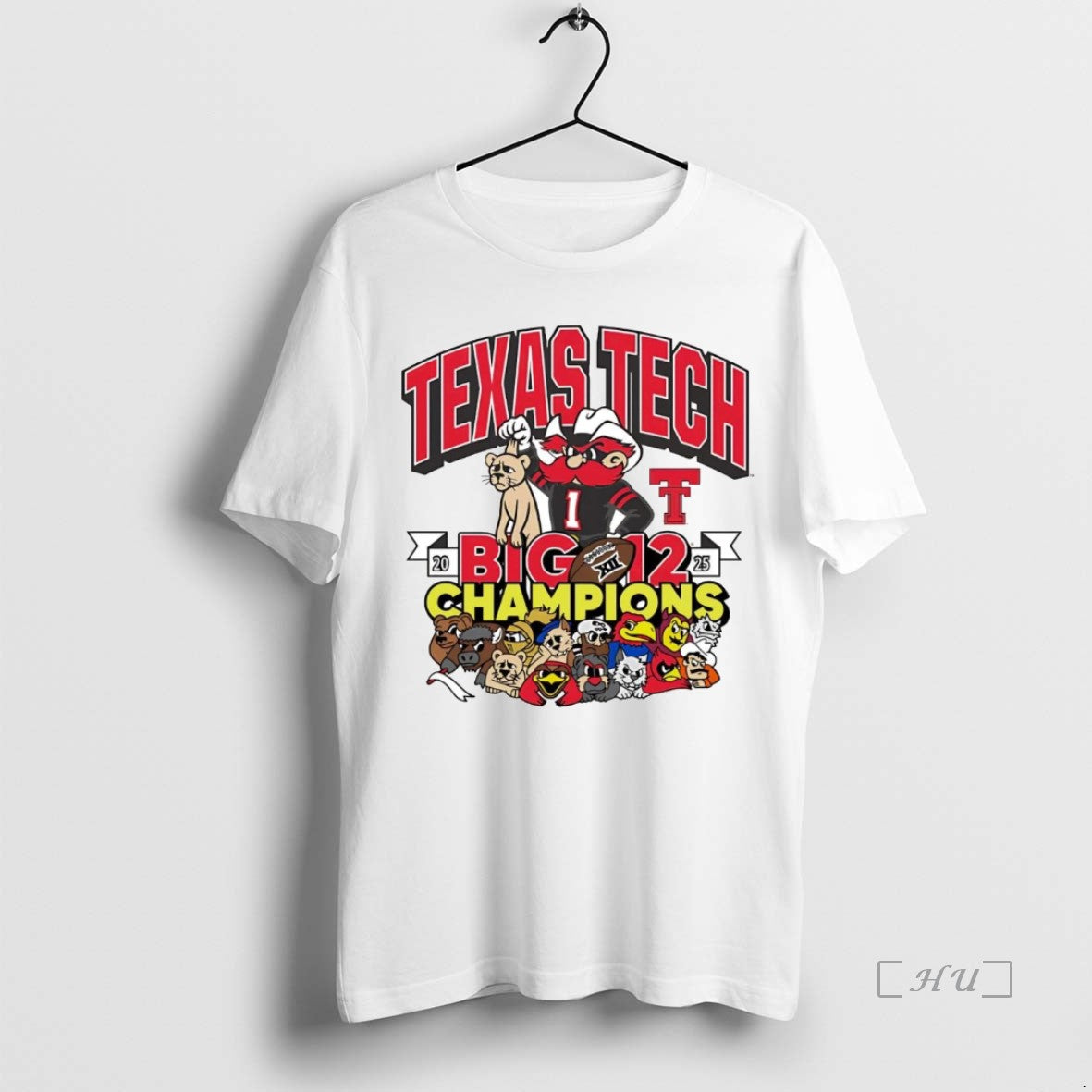 Officials Texas Tech Red Raiders 2025 Big 12 Champs Mascot