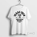 Officials Texas Tech Red Raiders 2026 Capital One Orange Bowl Bound Logo Premium T Shirts