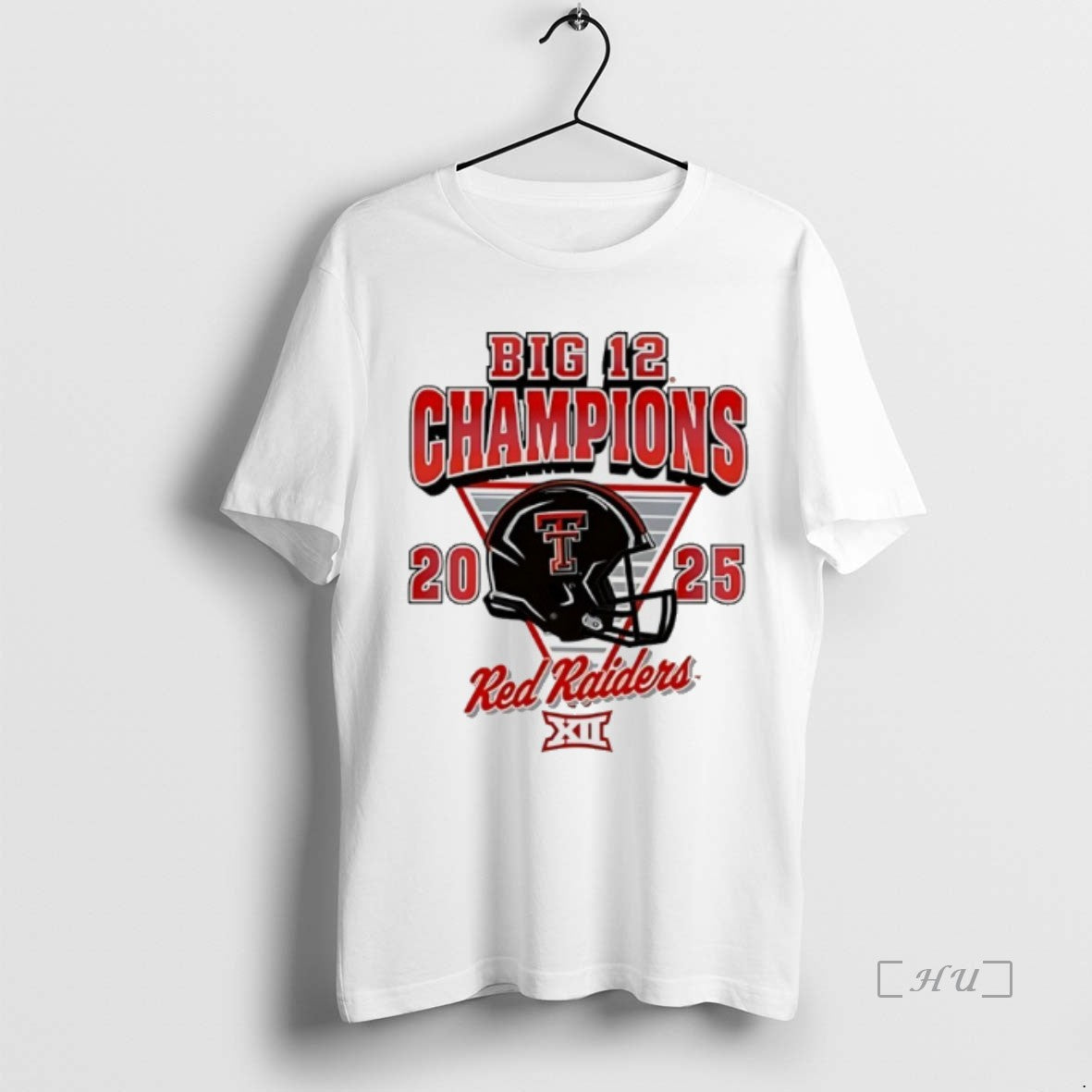 Officials Texas Tech Red Raiders Big 12 Football Champions Helmet 2025 Premium T Shirts Sweater