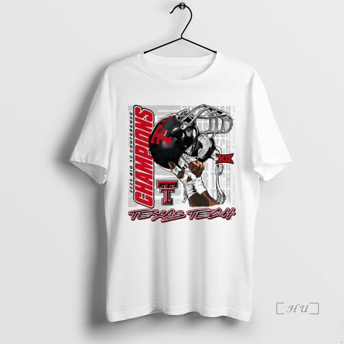 Officials Texas Tech Red Raiders Football 2025 Big 12 Cfp Champions Raise Em Up Premium