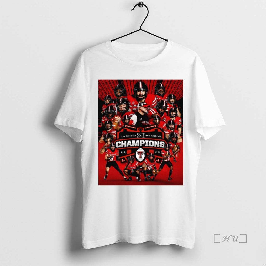 Officials Texas Tech Red Raiders Defeated Byu Cougars 2025 Big 12 Championship Premium T Shirts