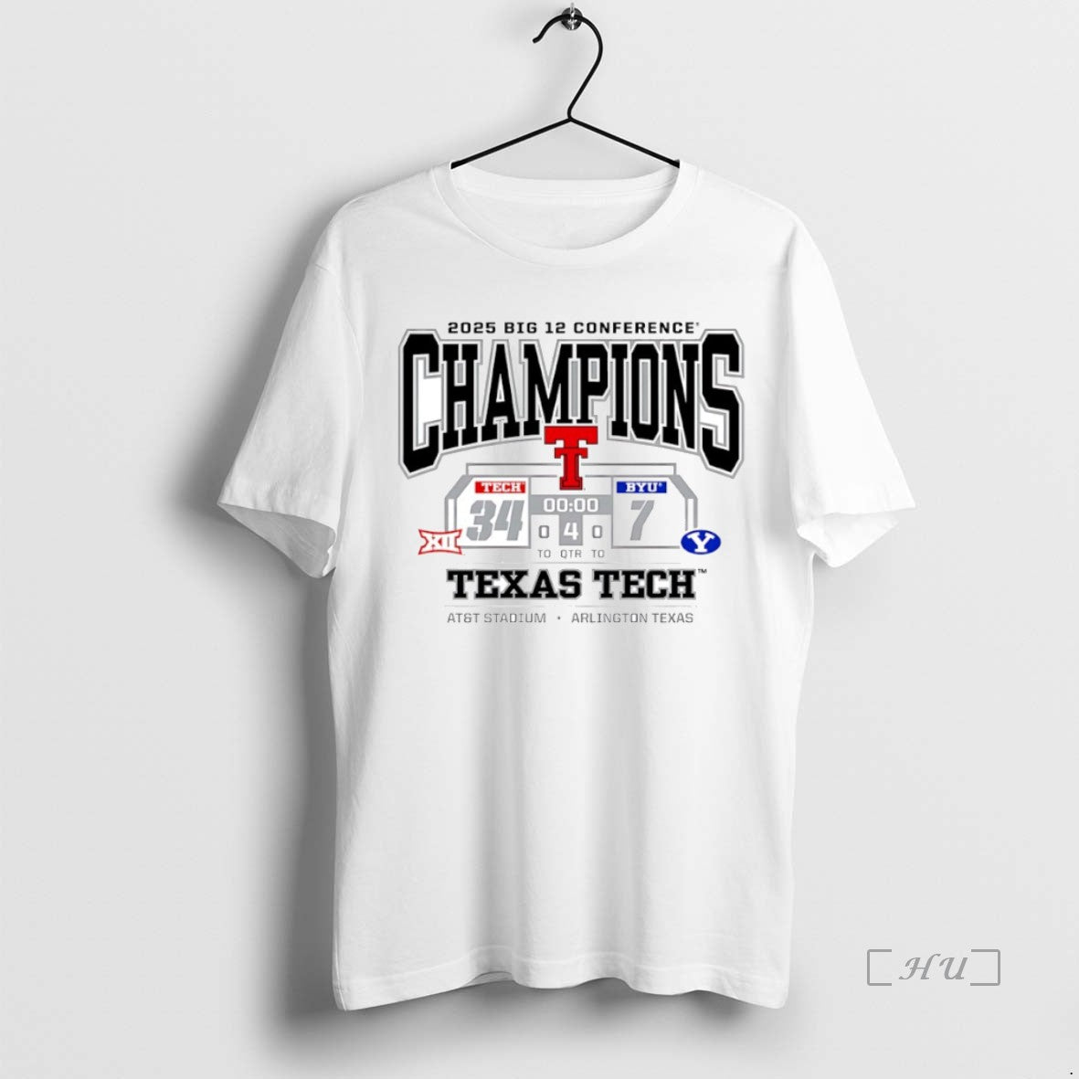 Officials Texas Tech Red Raiders Vs Byu Cougars 2025 Big 12 Conference Champions Score Circle