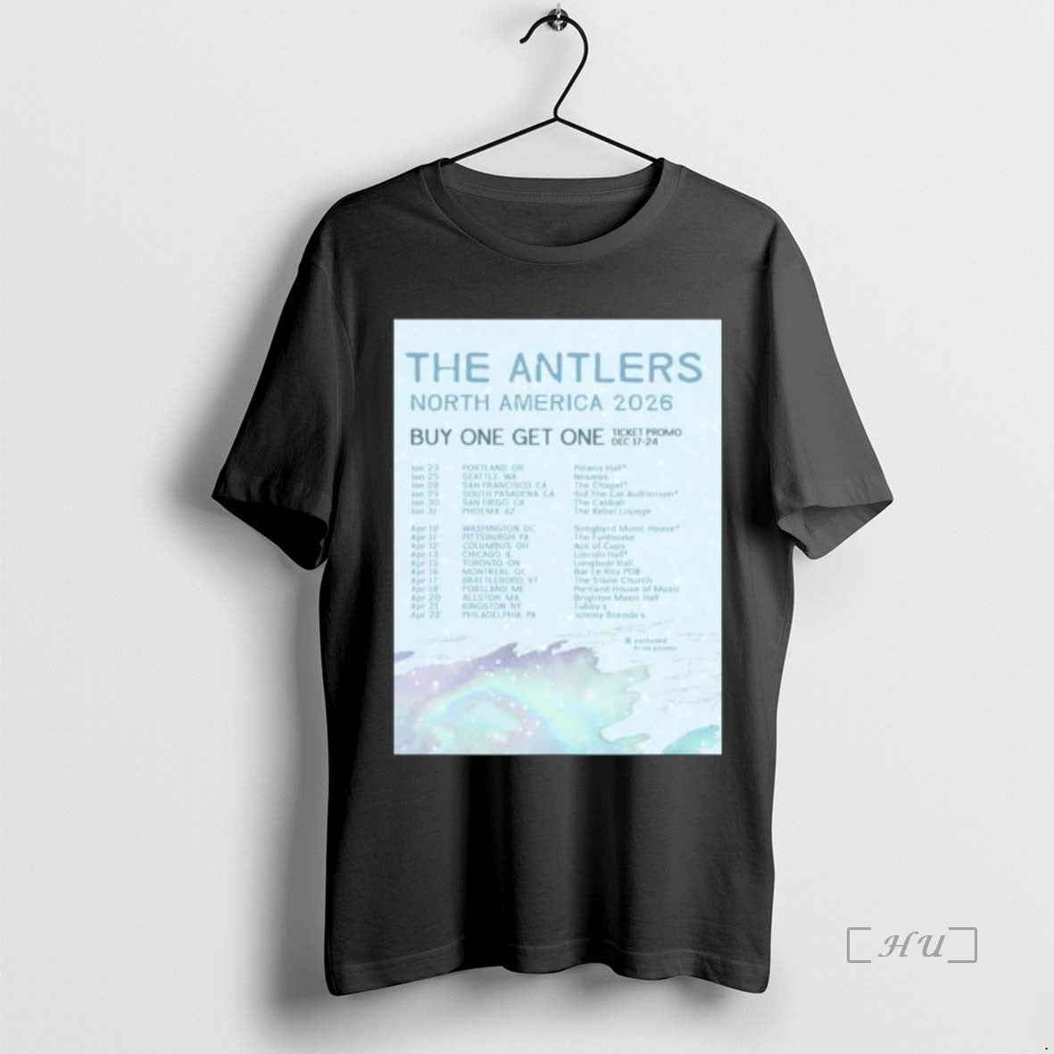Officials The Antlers North America Tour 2026 Long Sleve