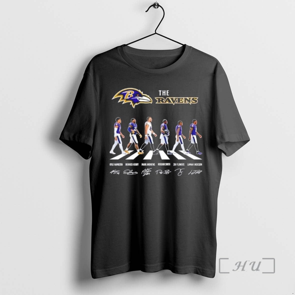 Officials The Baltimore Ravens Kyle Hamilton Derrick Henry And Players Abbey Road Signatures Premium