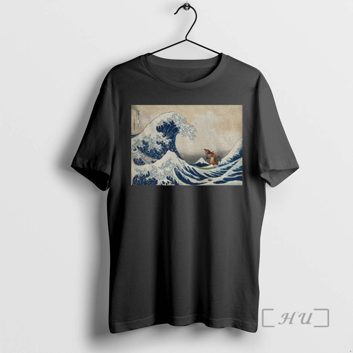 Officials The Great Wave Of Kanagawa Image Chicken Joe Funny Meme Premium T Shirts Sweater