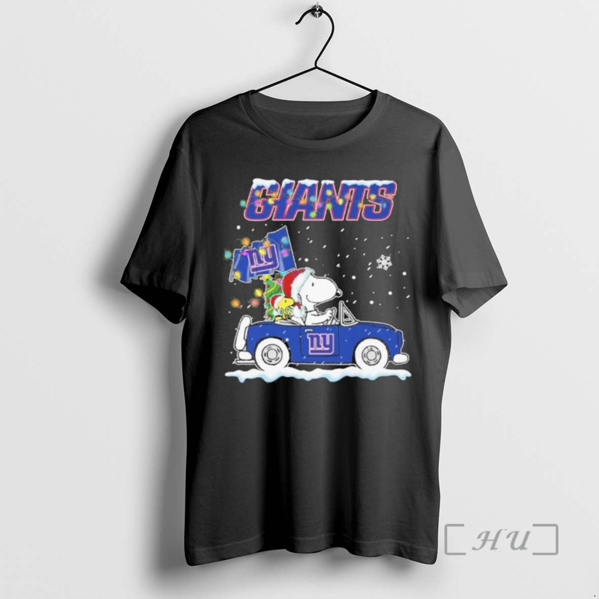 Officials The Peanuts X New York Giants Driving Car Christmas