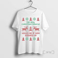 Officials The Real Christmas Miracle Would Be If Dad Showed Up Ugly Premium T Shirts