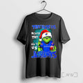 Officials They Hate Us Because They Aint Us Kansas Jayhawks Grinch Wearing Santa Hat Premium