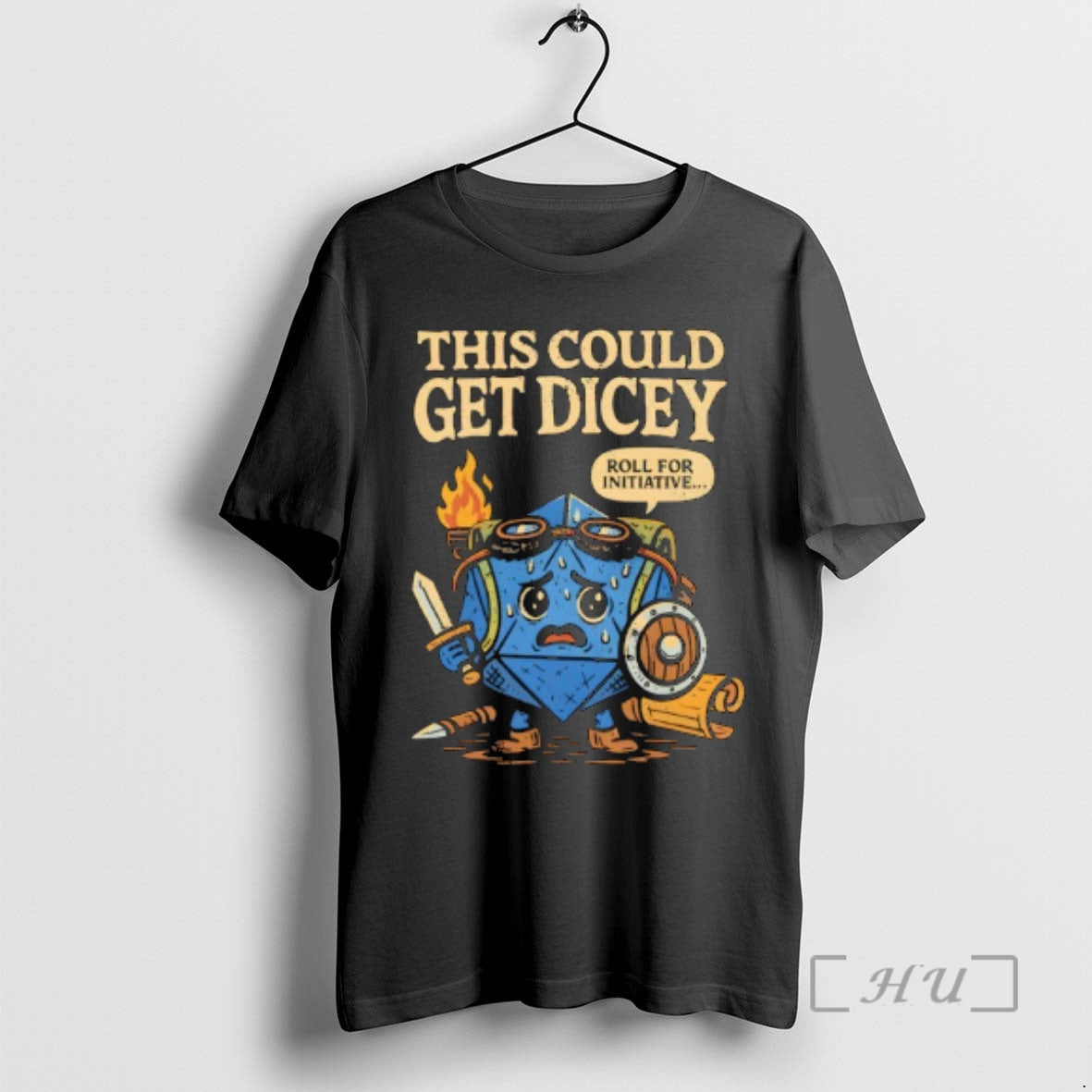Officials This Could Get Dicey Roll For Initiative Dungeons And Dragons Vintage Premium T Shirts
