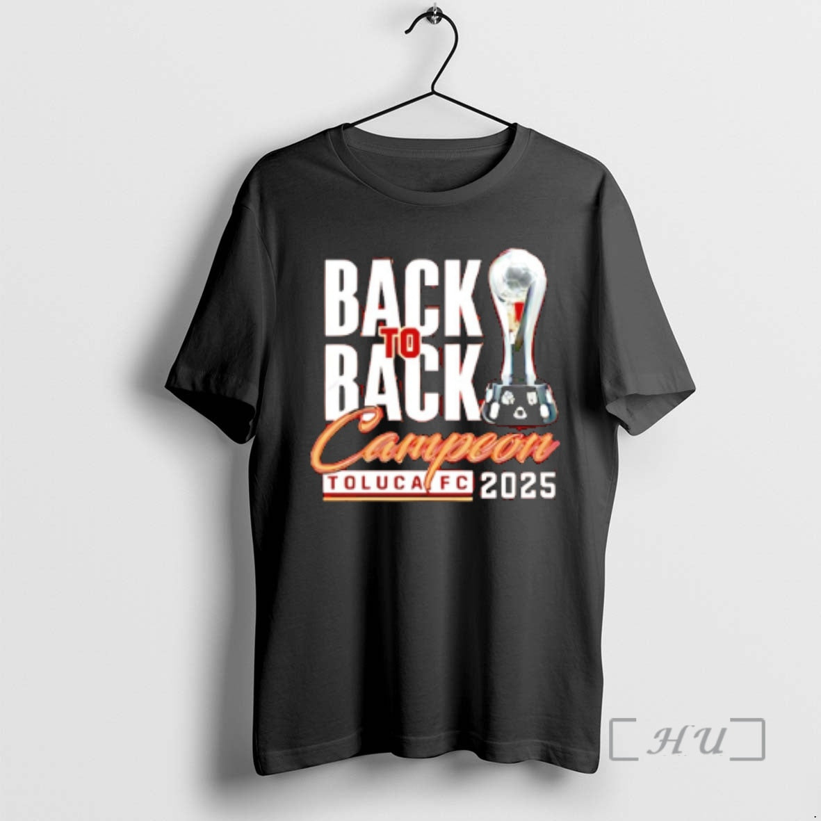 Officials Toluca Fc Campeones Champions Liga Mx 2025 Back To Back Trophy Premium T Shirts