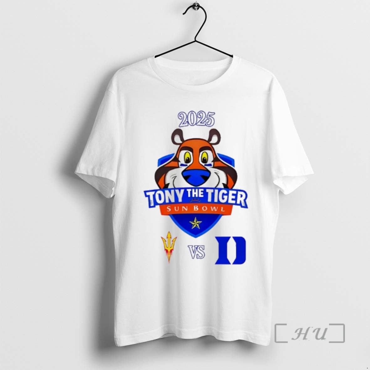 Officials Tony The Tiger Sun Bowl 2025 Arizona State Vs Duke Premium T Shirts Sweater