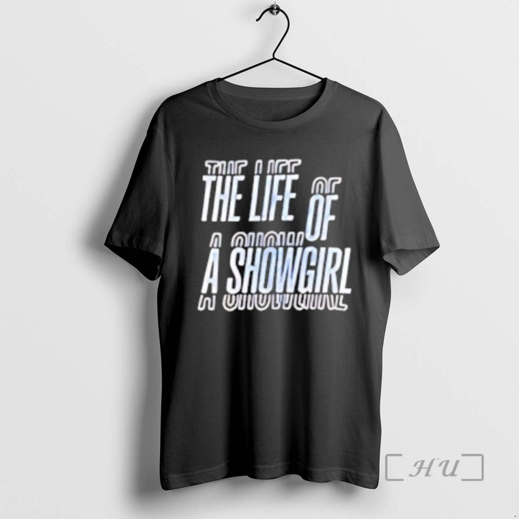 Officials Travis Kelce Wearing Taylor The Life Of A Showgirl Merch Premium T Shirts Sweater
