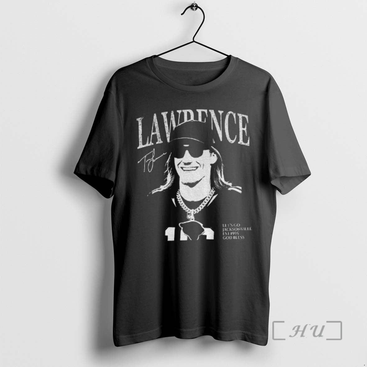 Officials Trevor Lawrence Vintage Jacksonville Football Signature Lets Go Jacksonville Est 1995 God Bless Premium