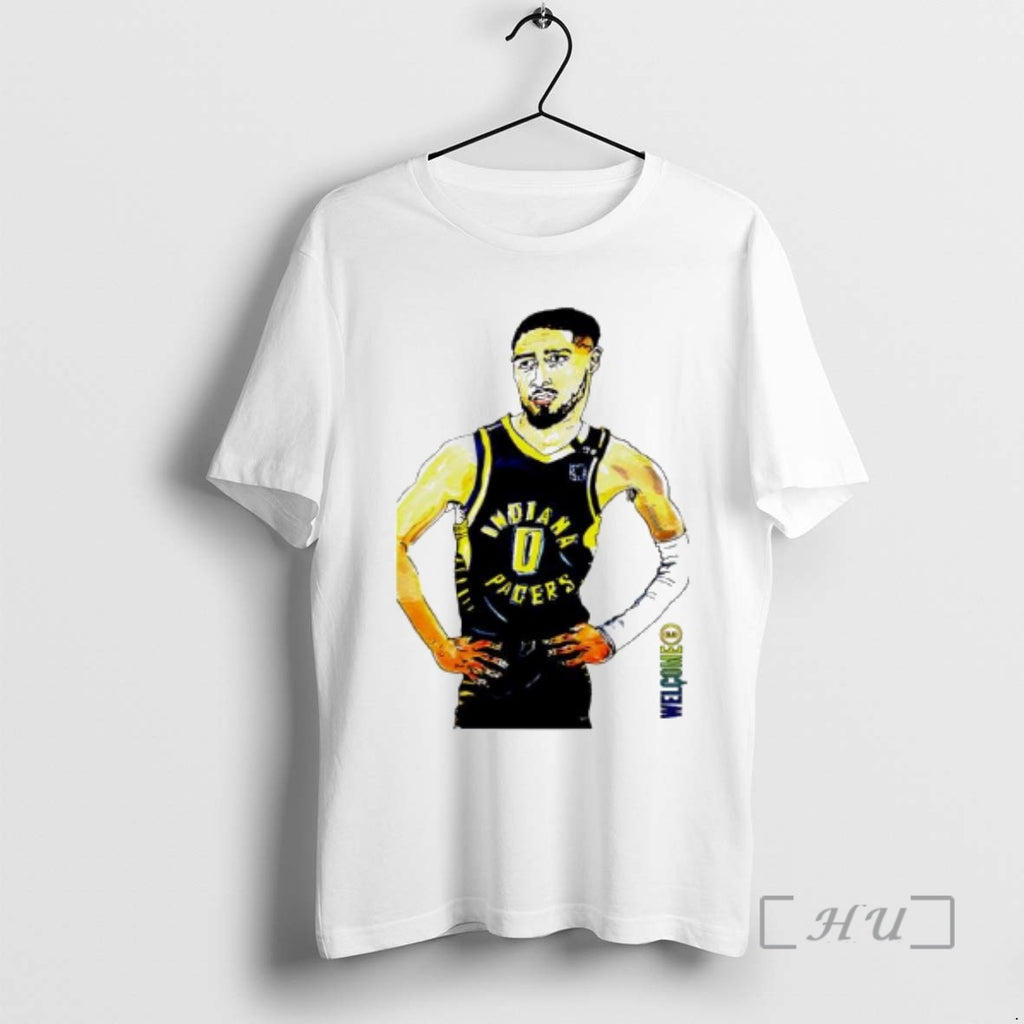 Officials Tyrese Haliburton Indiana Pacers Basketball Player Wall