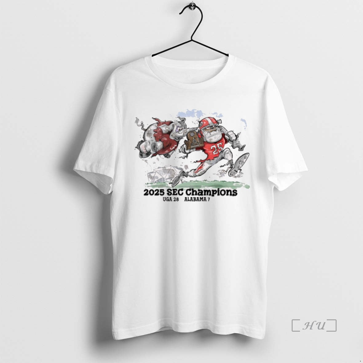 Officials Uga 28 7 Alabama 2025 Sec Champions Patrick Carlson Fanart Premium T Shirts Sweater