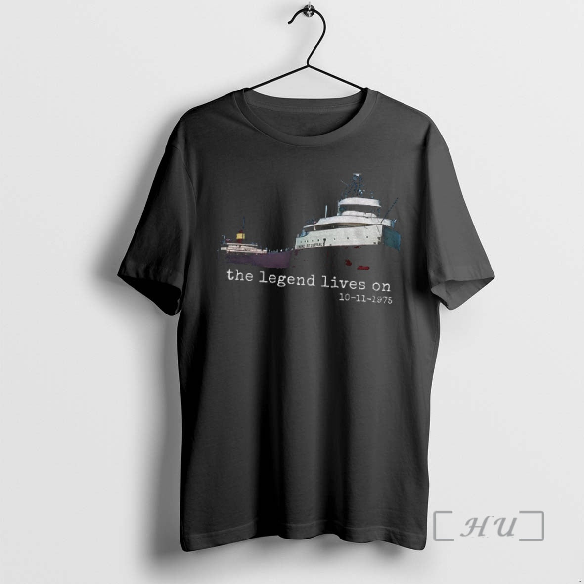Officials Vintage Edmund Fitzgerald Great Lakes Ship The Legend Lives One 10 11 1975 Premium