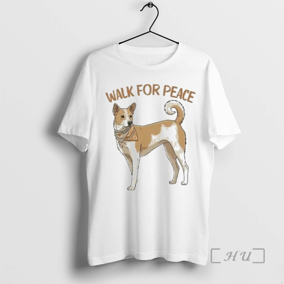 Officials Walk For Peace Aloka Dog