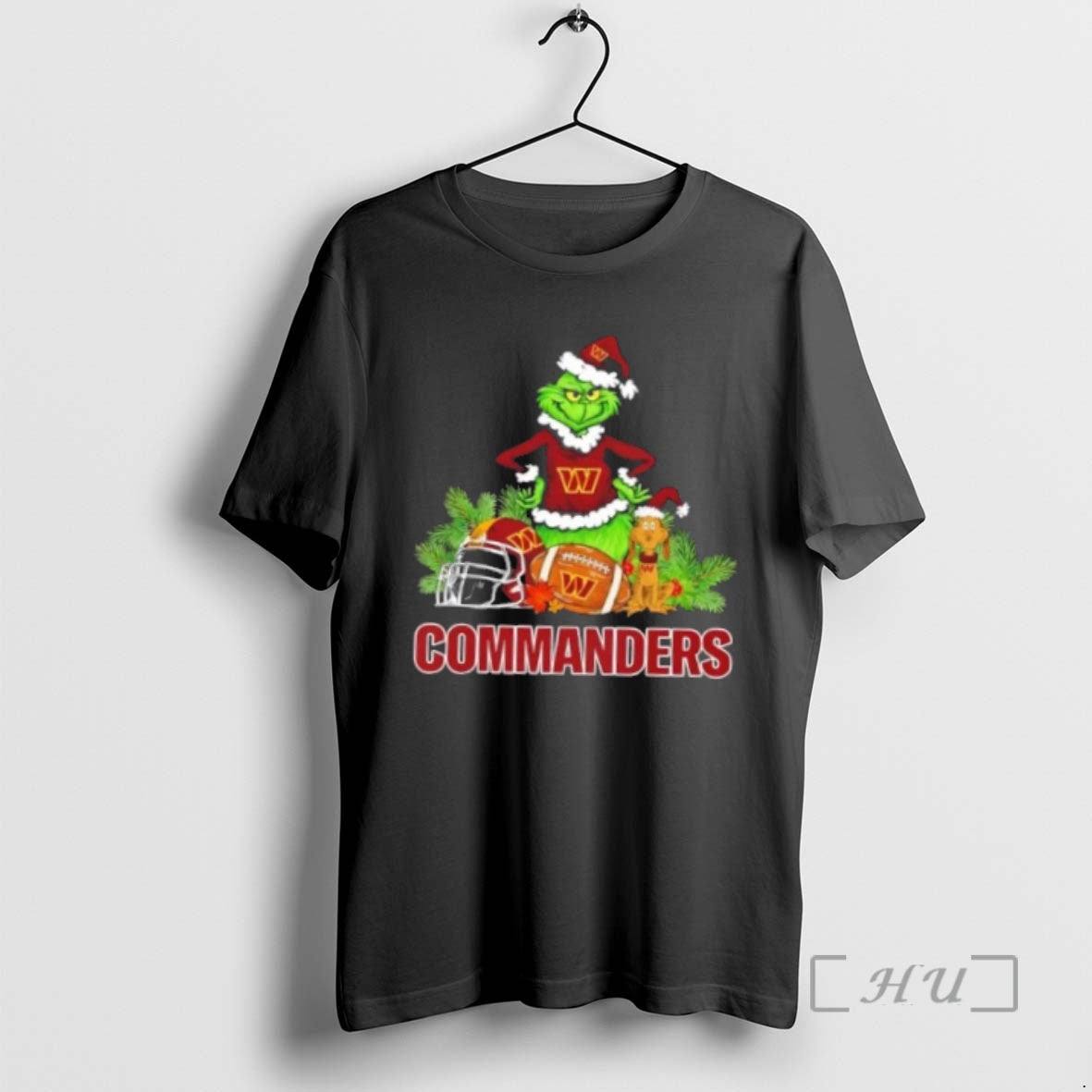 Officials Washington Commanders Football X Grinch And Max Dog Merry Christmas Premium T Shirts Sweater