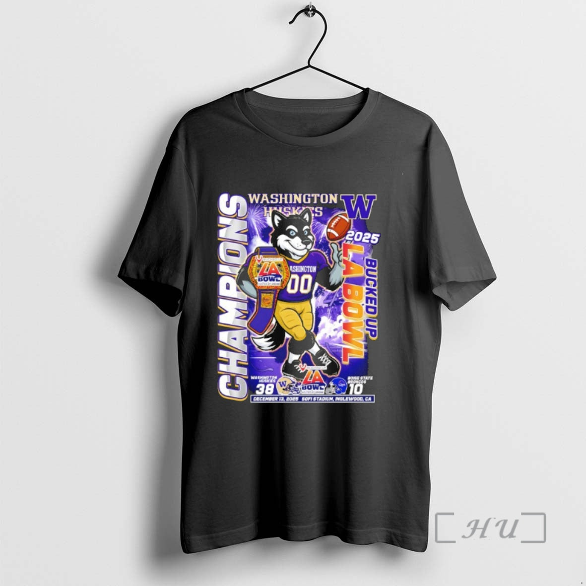 Officials Washington Huskies Bucked Up La Bowl Champions Mascot 2025