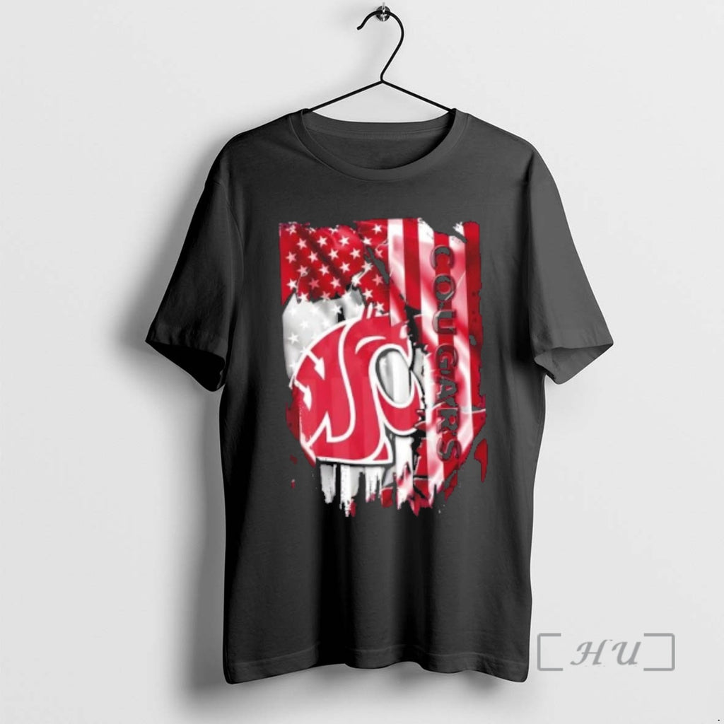 Officials Washington State Cougars Football X American Flag