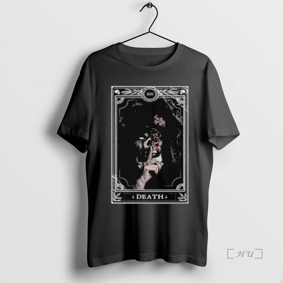 Officials Wednesday Addams Death Tarot Card Xiii Gothic Long Sleve