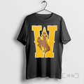 Officials Wyoming Cowboys Wrestling Champion Brown Icon Logo