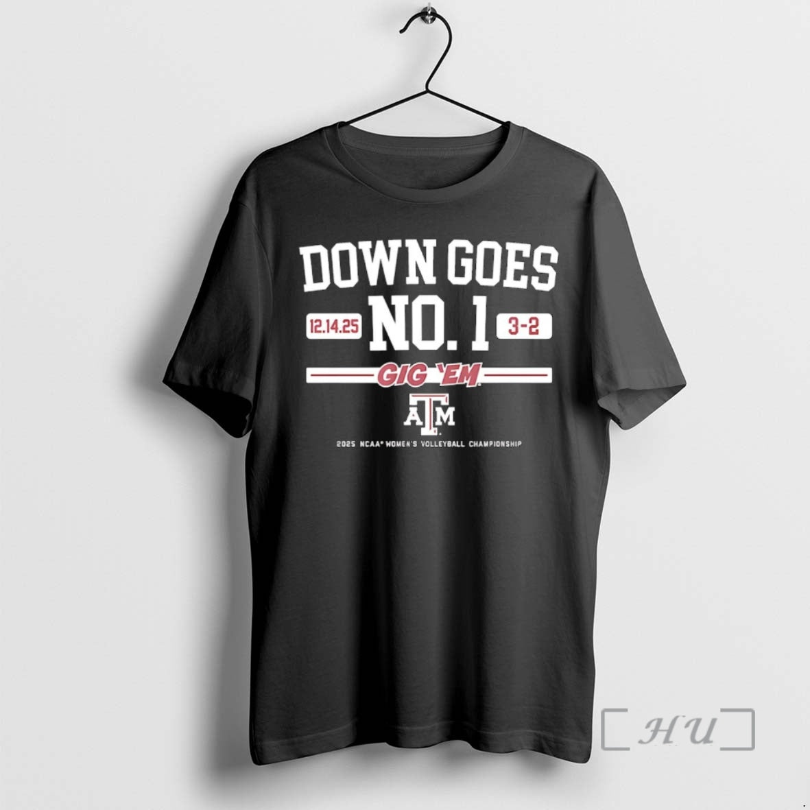 Officials Yvan00cn Texas Am Volleyball Down Goes No 1 Gig Em Christmas Premium T Shirts