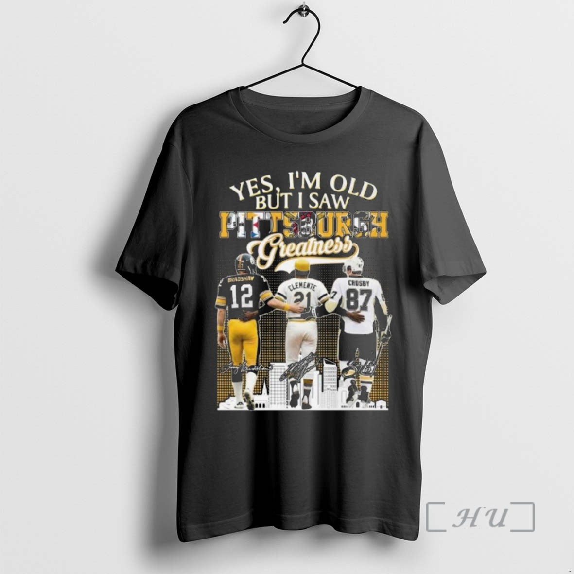 Officials Yes Im Old But I Saw Pittsburgh Greatness Bradshaw Clemente And Crosby Signatures Premium
