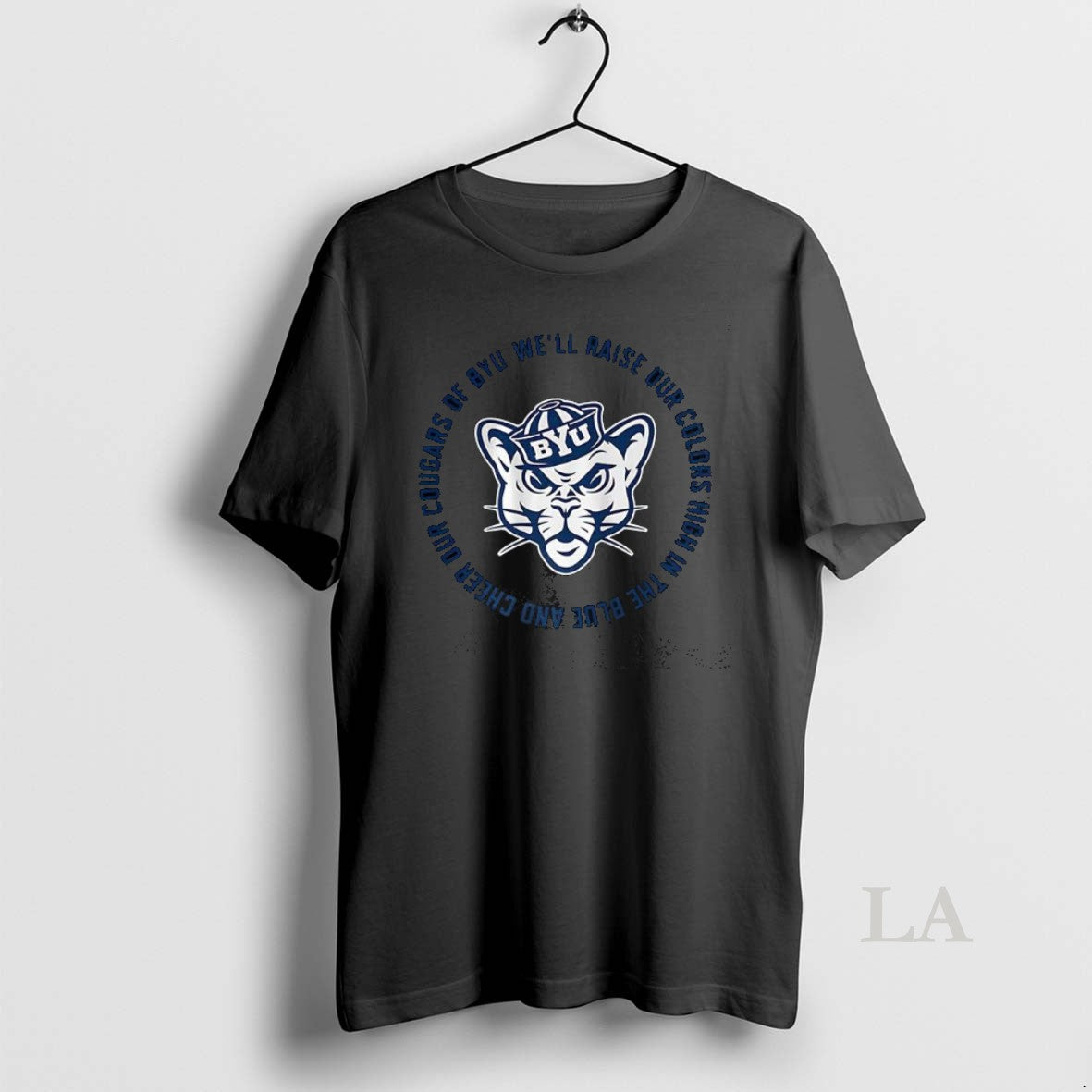 Original Byu Cougars Football Fight Song Lyric Well Raise Our Colors High In The Blue