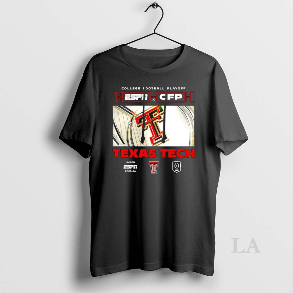 Original College Gameday Texas Tech Red Raiders 2025 2026 Cfp X Espn Logo