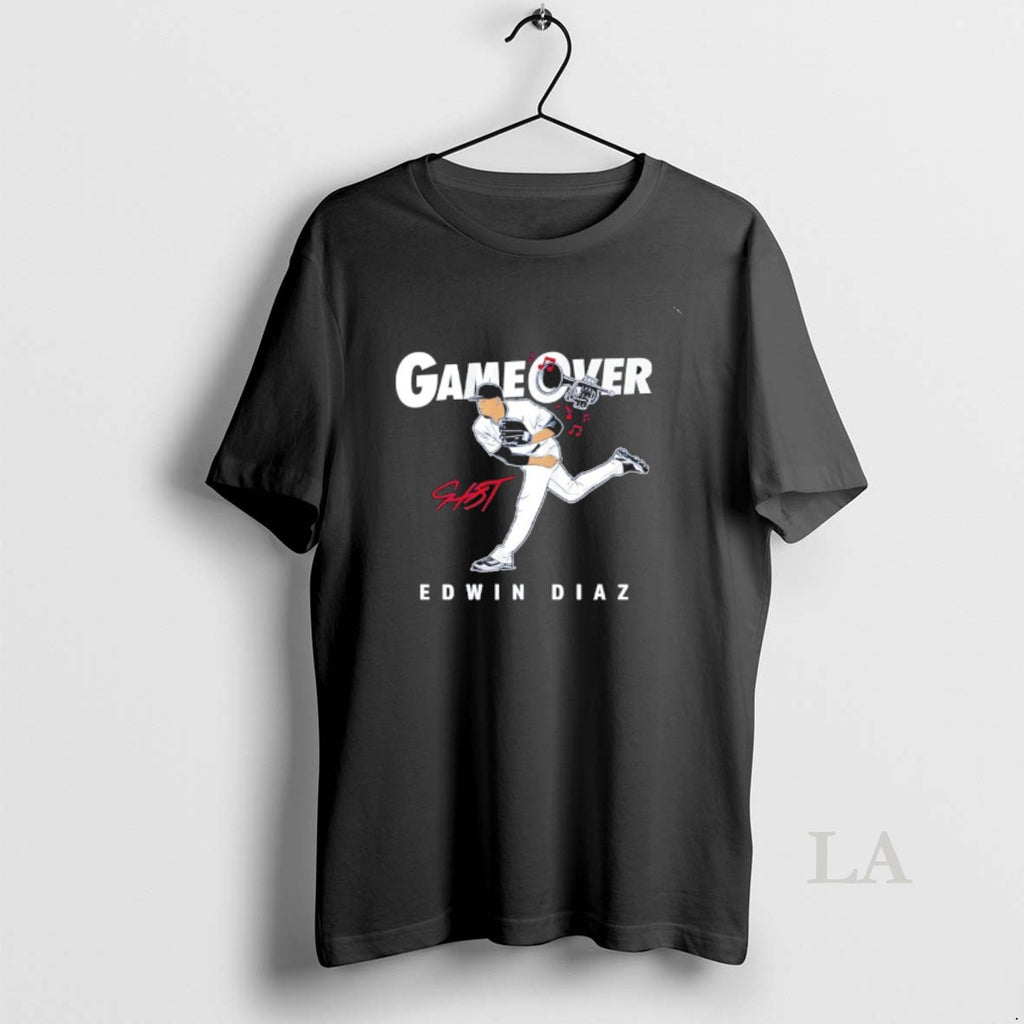 Original Edwin Diaz Game Over Los Angeles Signature