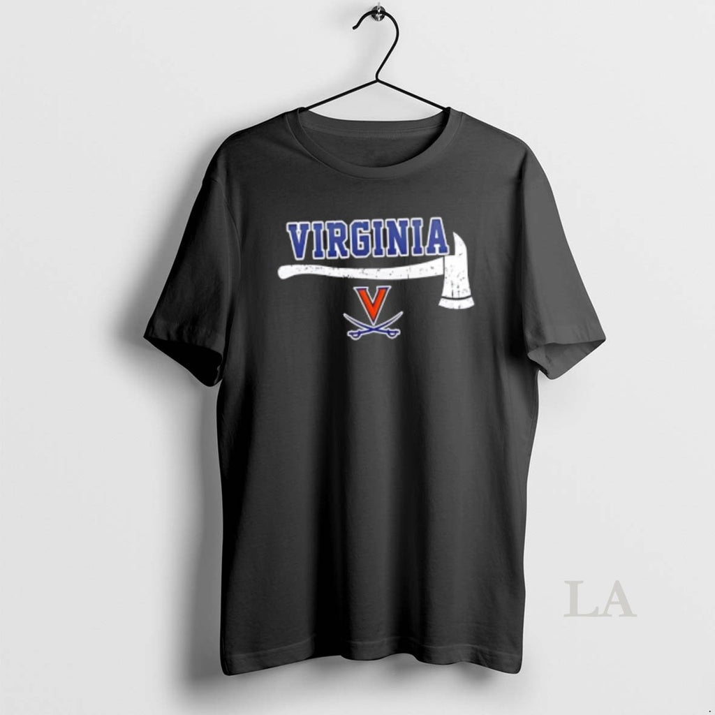 Original Firefighter Fire Dept Always Ready Virginia Cavaliers 2 Sided