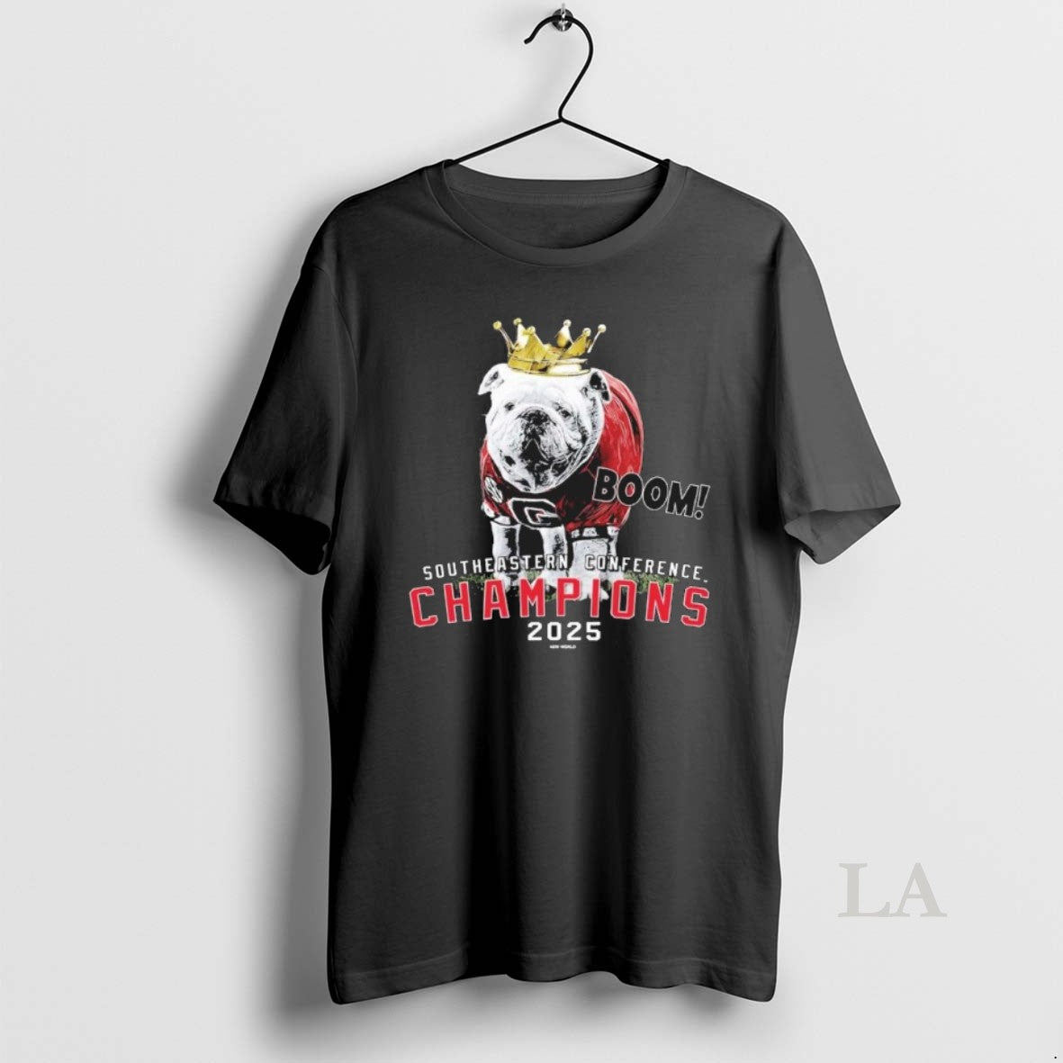 Original Georgia Bulldogs 2025 Sec Conference Champions Mascot Crown