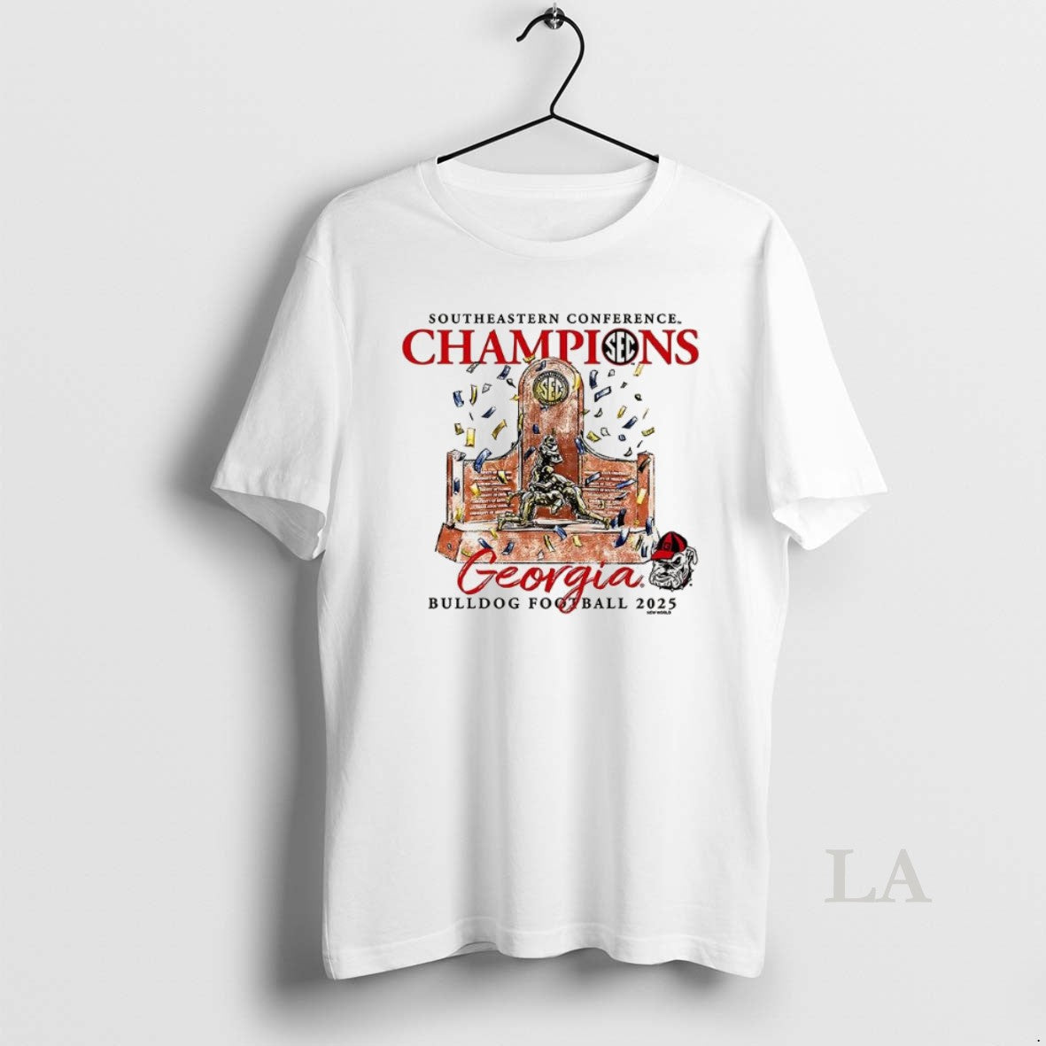 Original Georgia Bulldogs 2025 Sec Football Champions Trophy