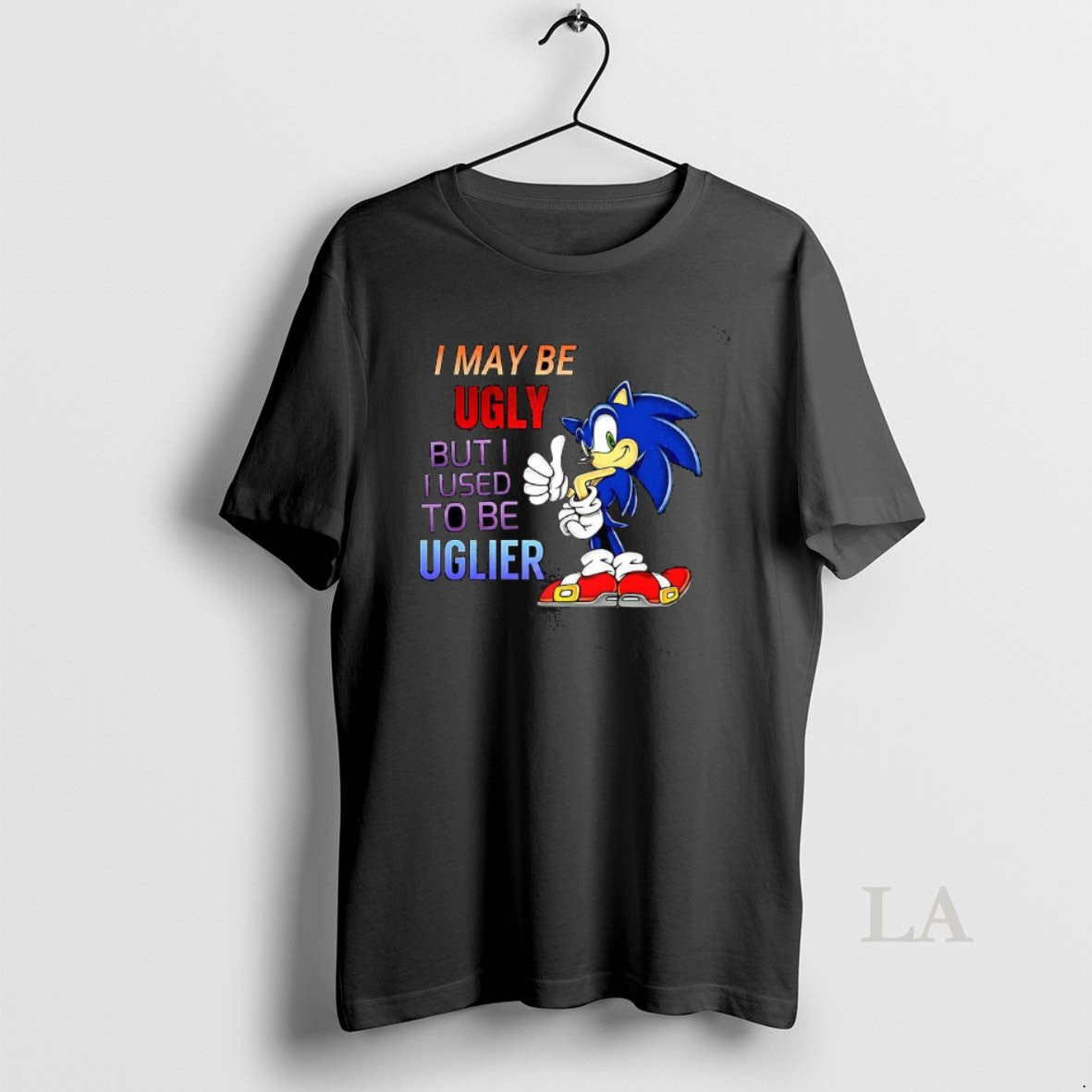 Original I May Be Ugly But I Used To Be Uglier Cartoon Hedgehog