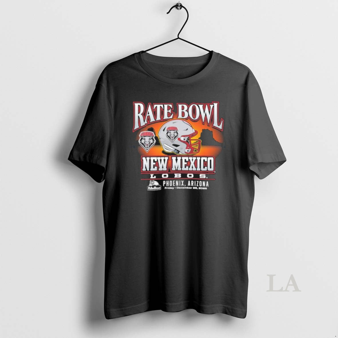 Original Rate Bowl 2025 University Of New Mexico Lobos Helmet
