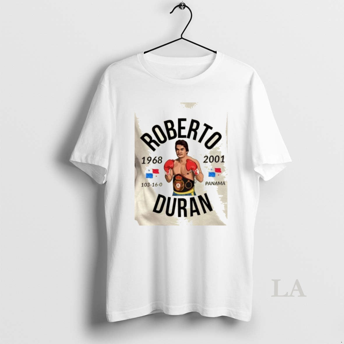 Original Roberto Duran 1968 2001 Panama Flag