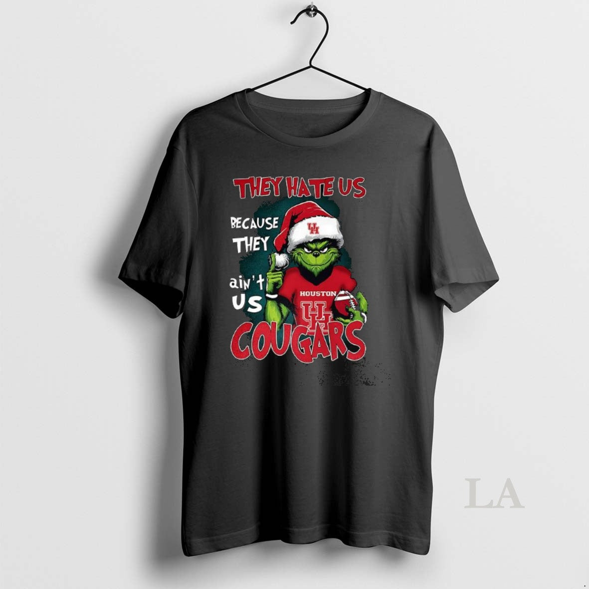 Original Santa Grinch They Hate Us Because They Aint Us Houston Cougars