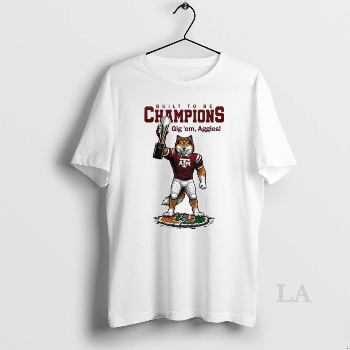 Original Texas Am Aggies Ncaa College Football Playoff Game Built To Be Champions Gig Em