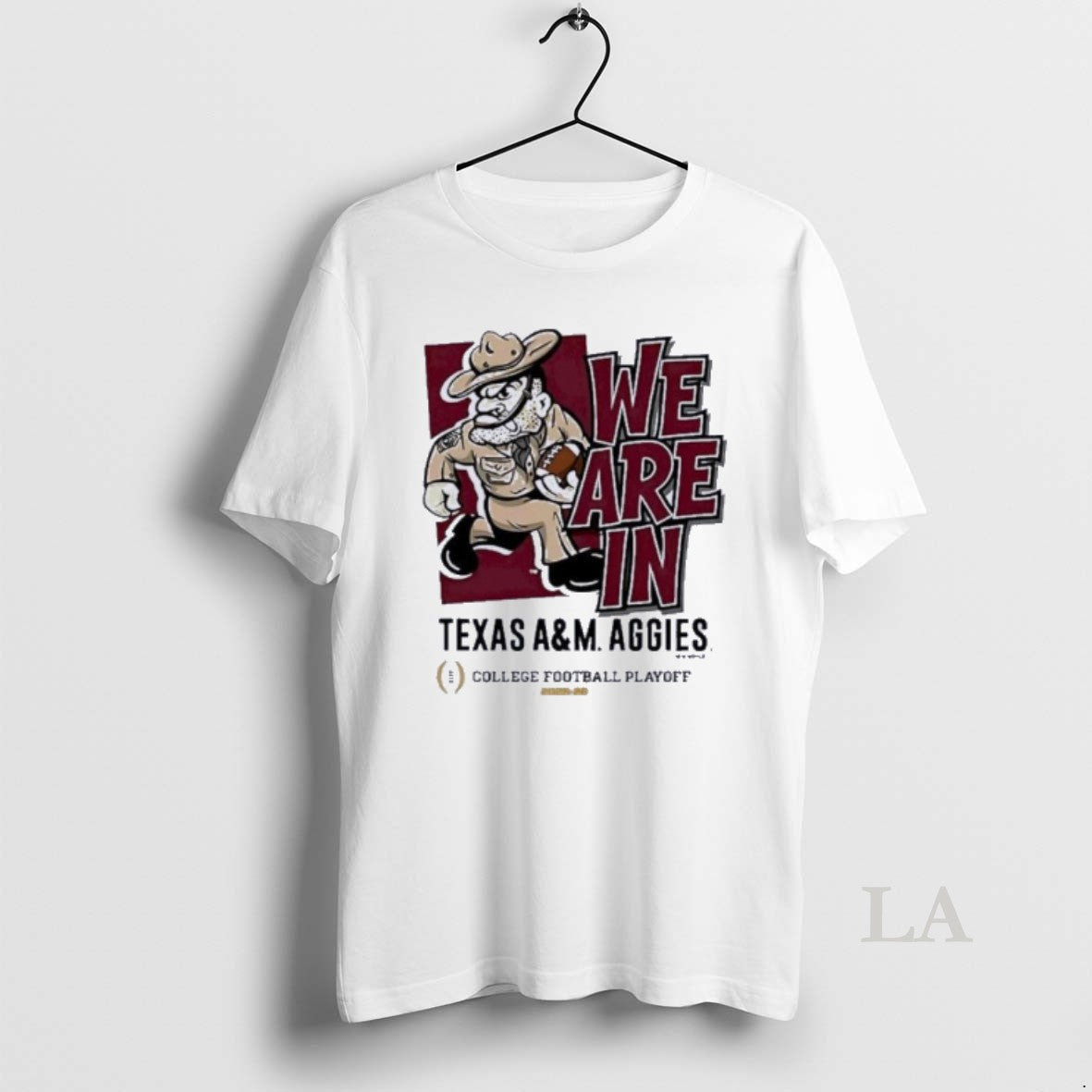 Original Texas Am Aggies We Are In 2025 Cfp Bound Mascot