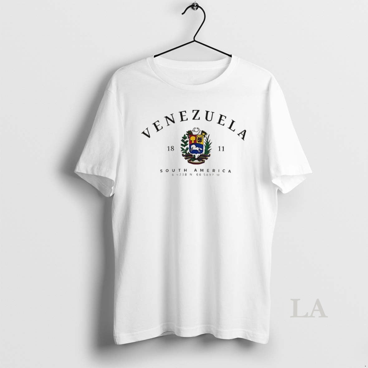 Original Venezuela South America 1811 Logo Coordinates