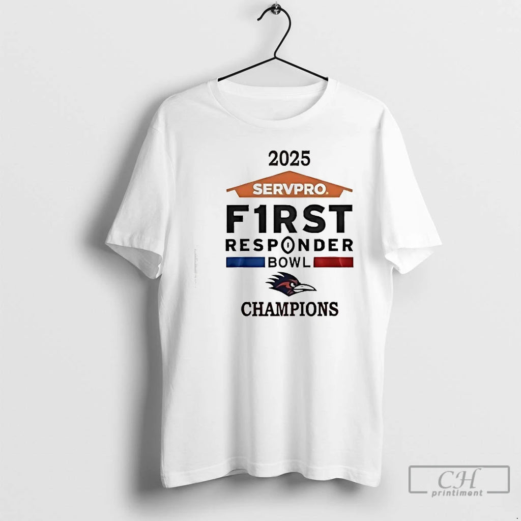 Premium 2025 Utsa Roadrunners Servpro First Responder Bowl Champions