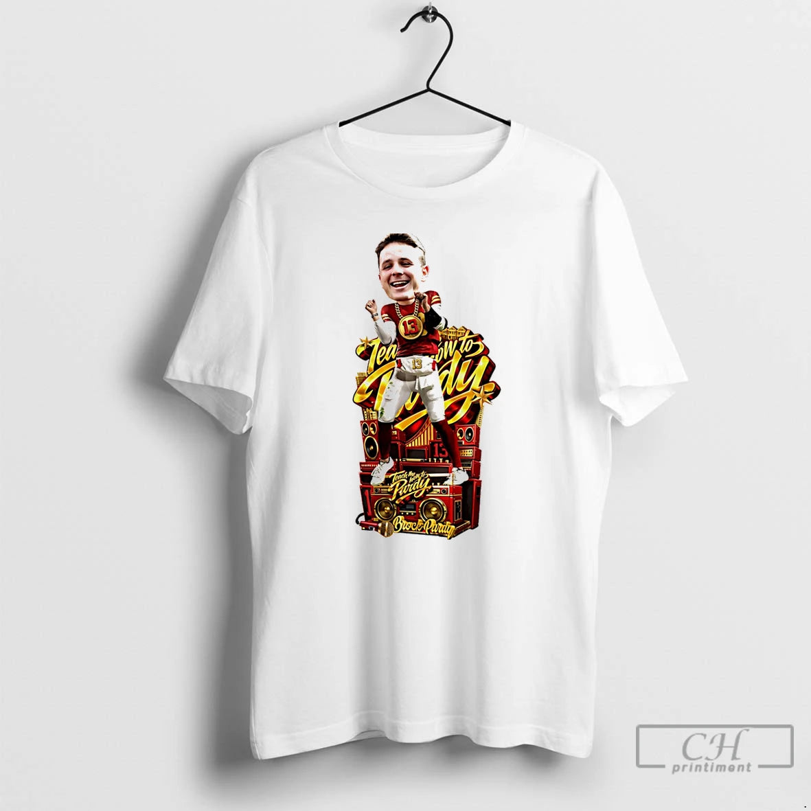Premium Brock Purdy Playoff Dance Caricature