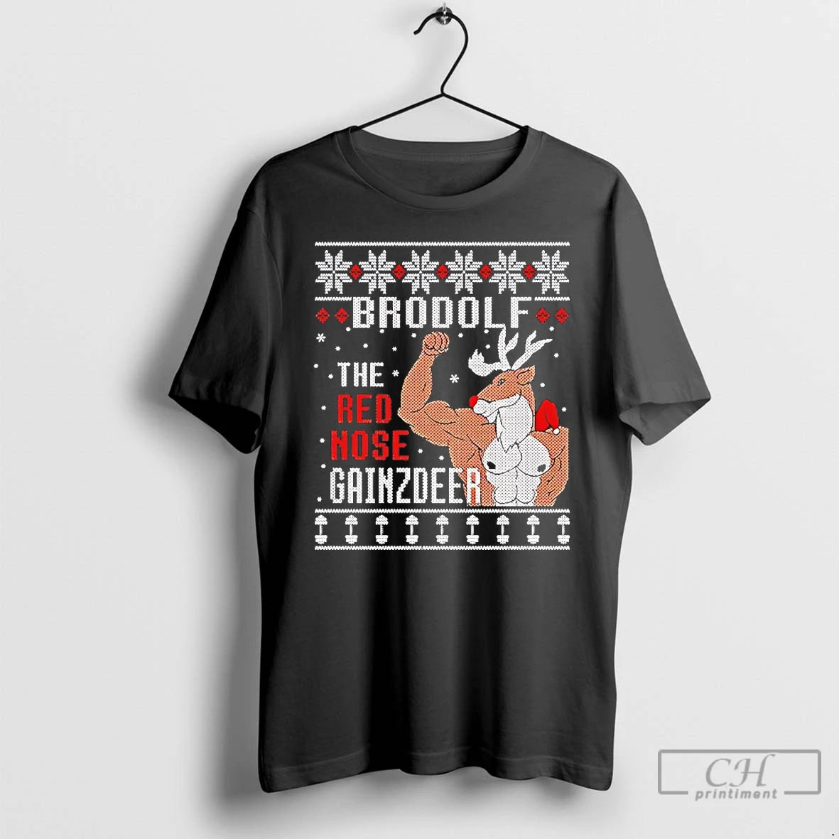Premium Brodolf The Red Nose Gainzdeer Christmas