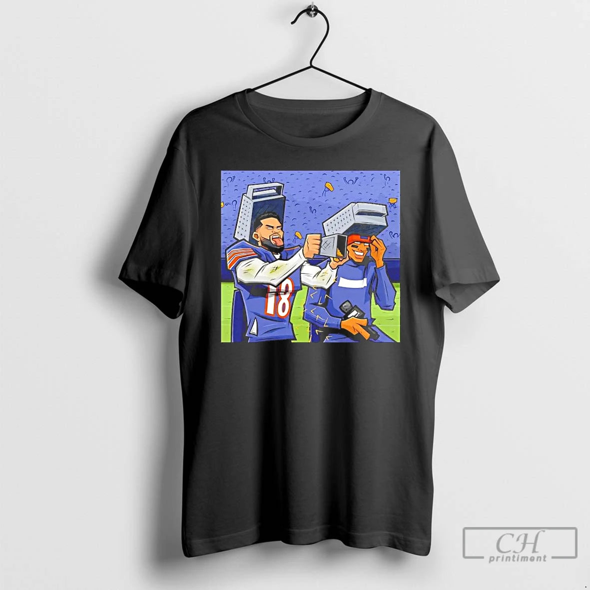 Premium Caleb Williams 2026 Trolling Packers Caricature