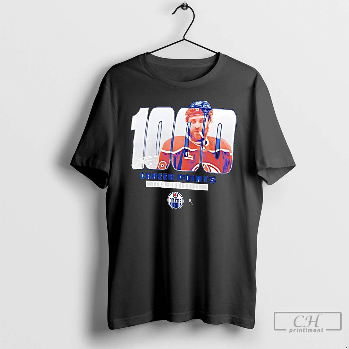 Premium Edmonton Oilers Leon Draisaitl 1000 Career Points Legacy Signature