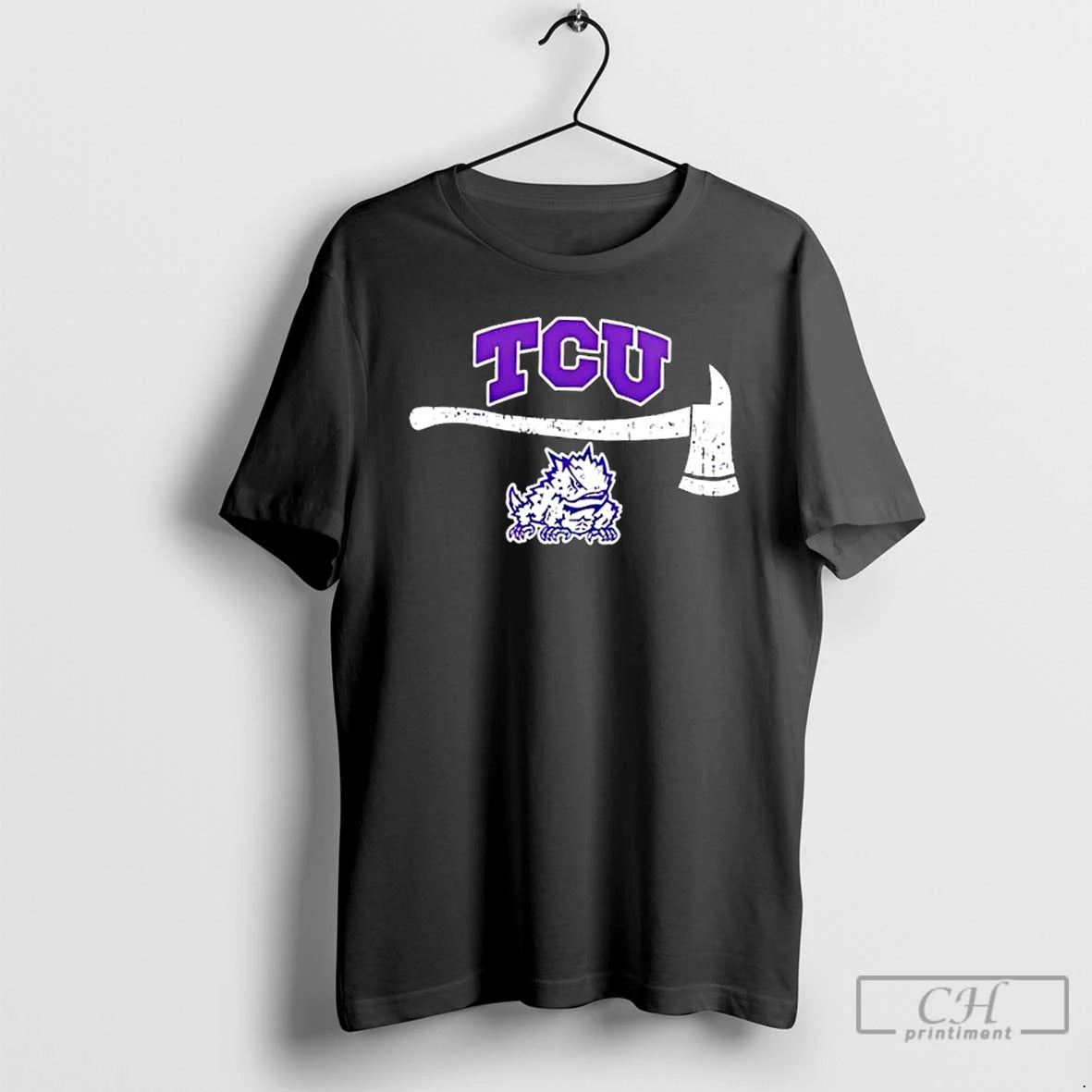Premium Firefighter Fire Dept Always Ready Tcu Horned Frogs
