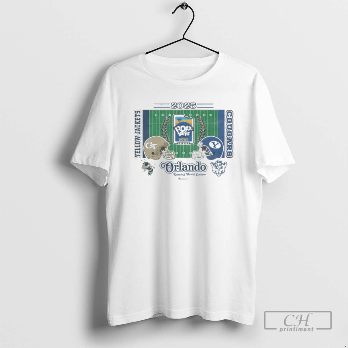 Premium Georgia Tech Yellow Jackets Vs Byu Cougars 2025 Pop Tarts Bowl Camping World Stadium