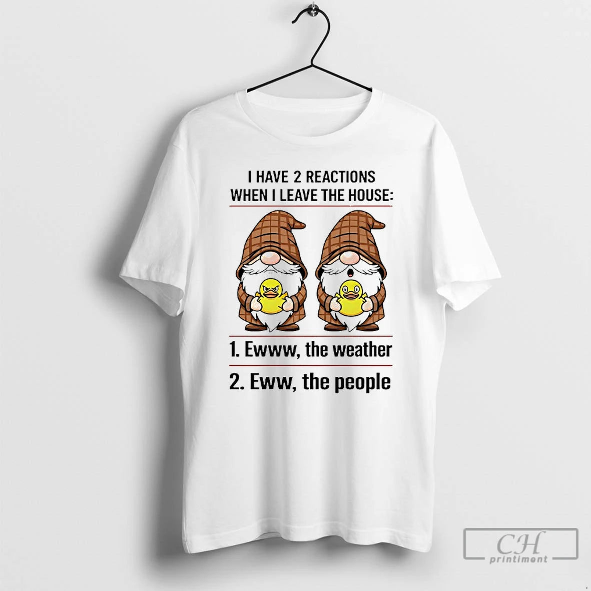 Premium Gnomes I Have 2 Reactions When I Leave The House